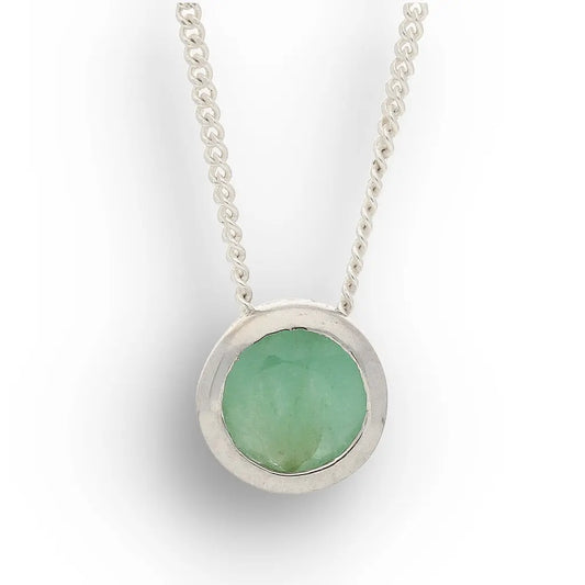 Get your Emerald Slider Pendant Necklace 6mm Silver online now or in store at Forever Gems in Franschhoek, South Africa