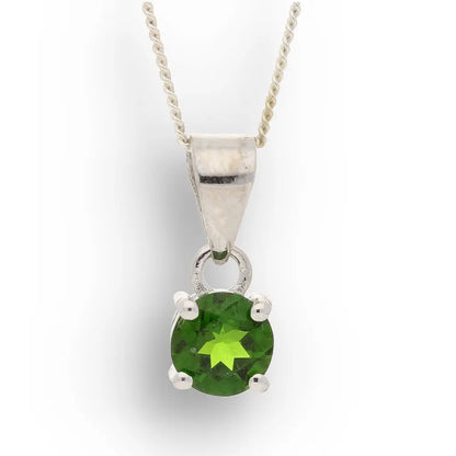 Get your Chrome Diopside Forest Light Pendant 6mm Silver online now or in store at Forever Gems in Franschhoek, South Africa