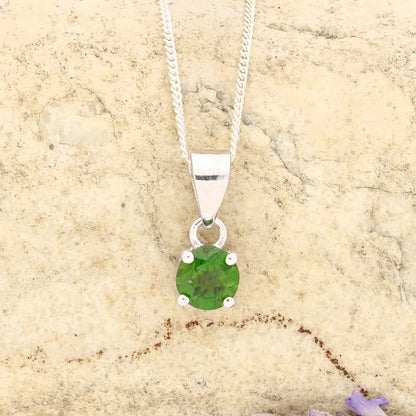 Get your Chrome Diopside Forest Light Pendant 6mm Silver online now or in store at Forever Gems in Franschhoek, South Africa