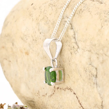 Get your Chrome Diopside Forest Light Pendant 6mm Silver online now or in store at Forever Gems in Franschhoek, South Africa