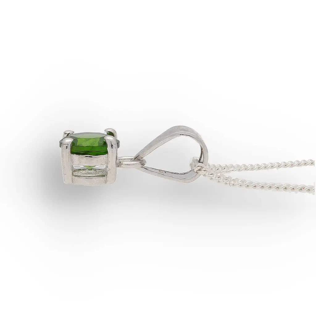 Get your Chrome Diopside Forest Light Pendant 6mm Silver online now or in store at Forever Gems in Franschhoek, South Africa
