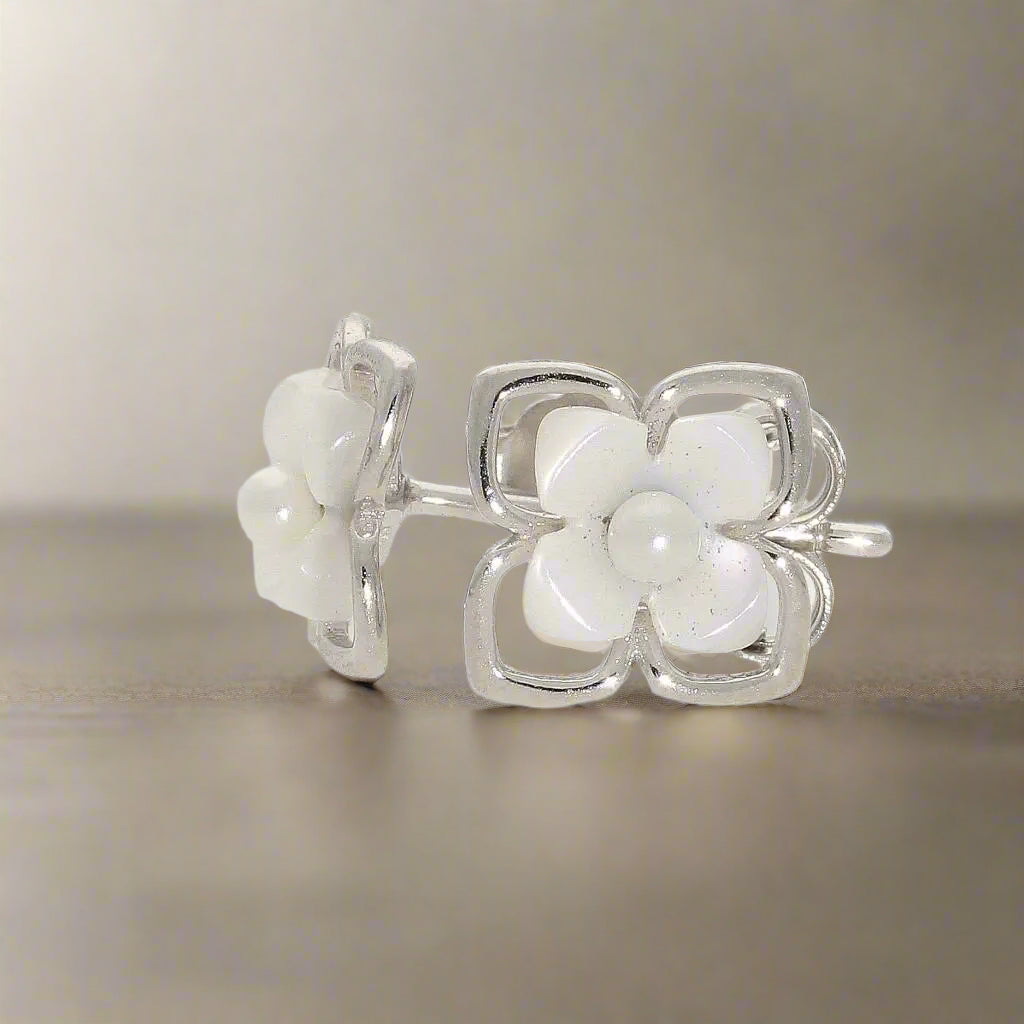 Buy your Petal Glow: Mother of Pearl Silver Studs online now or in store at Forever Gems in Franschhoek, South Africa
