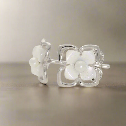 Buy your Petal Glow: Mother of Pearl Silver Studs online now or in store at Forever Gems in Franschhoek, South Africa