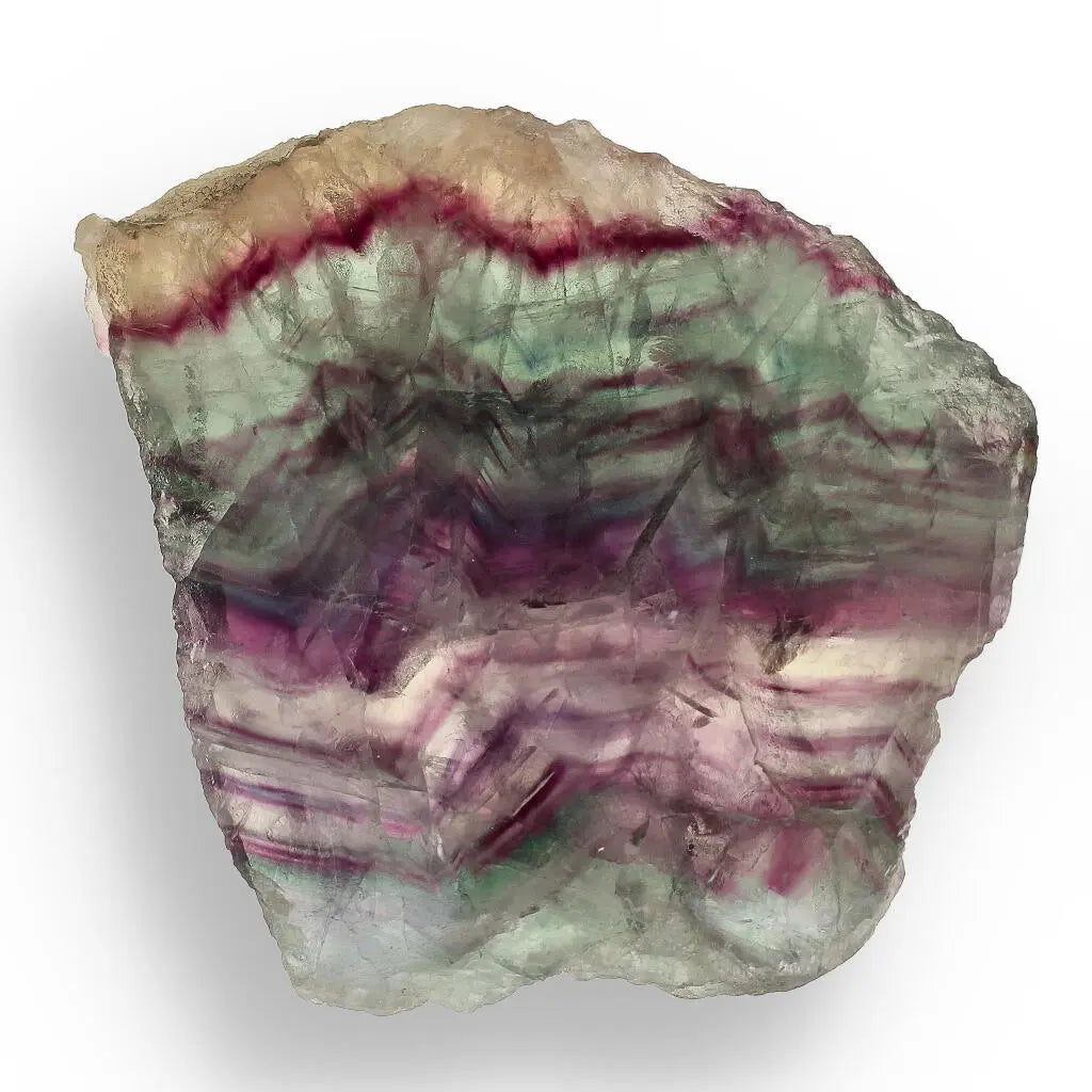 Buy your Fluorite Polished Slice – Nature’s Art in Stone online now or in store at Forever Gems in Franschhoek, South Africa