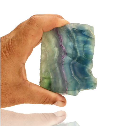 Buy your Fluorite Crystal Slice – A Splash of Magic online now or in store at Forever Gems in Franschhoek, South Africa