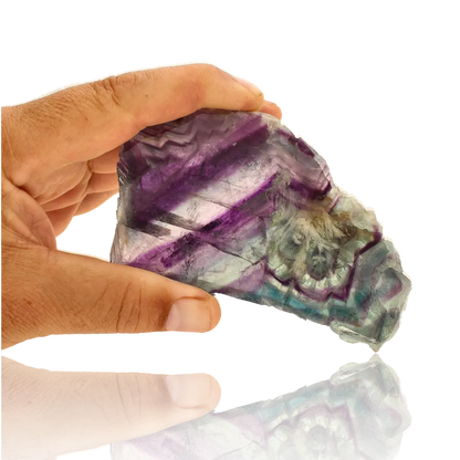 Buy your Fluorite Polished Slice – Harmony in Every Hue online now or in store at Forever Gems in Franschhoek, South Africa