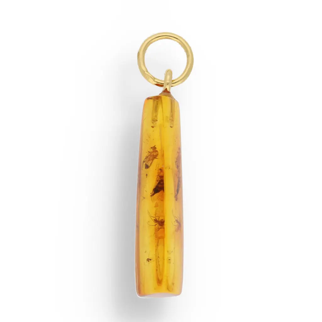 Get your Genuine Baltic Amber Necklace with Insects - Sterling Silver 45cm online now or in store at Forever Gems in Franschhoek, South Africa