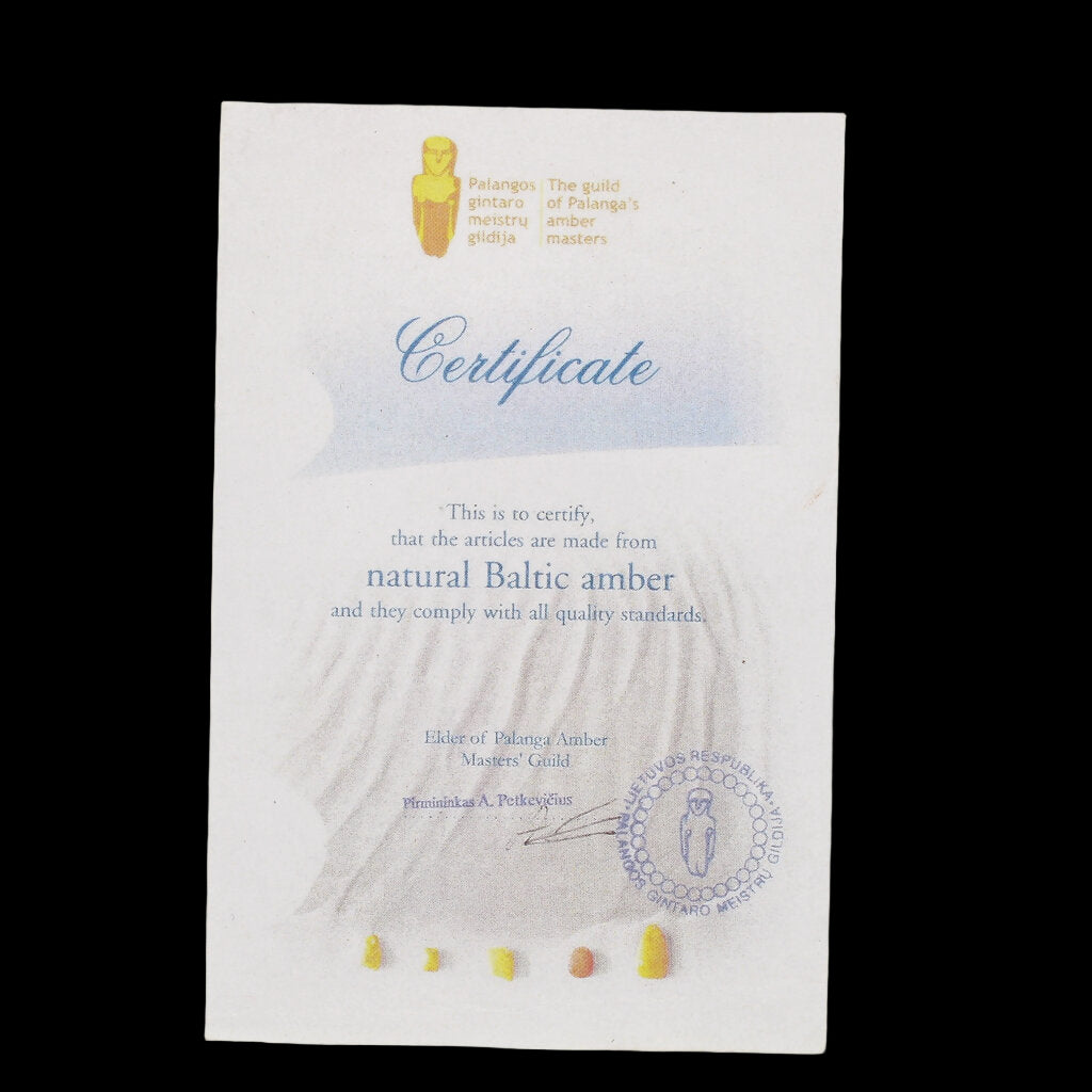 Get your Authentic Baltic Amber: Insect Frozen in Time online now or in store at Forever Gems in Franschhoek, South Africa