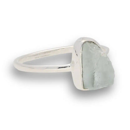 Buy your Rough Aquamarine Sterling Silver Ring - Ocean Whisper online now or in store at Forever Gems in Franschhoek, South Africa