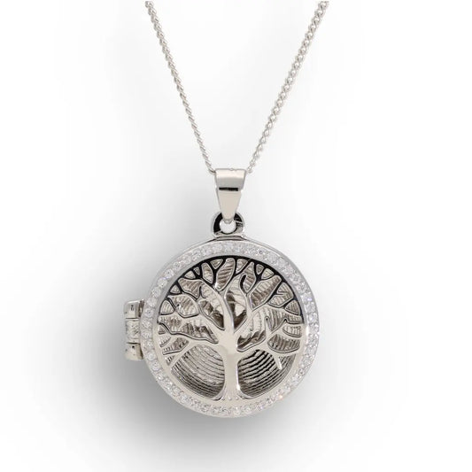 Sterling Silver Tree of Life Locket – Hold Memories Close