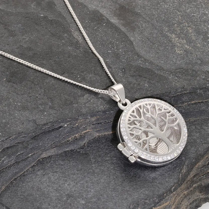 Sterling Silver Tree of Life Locket – Hold Memories Close