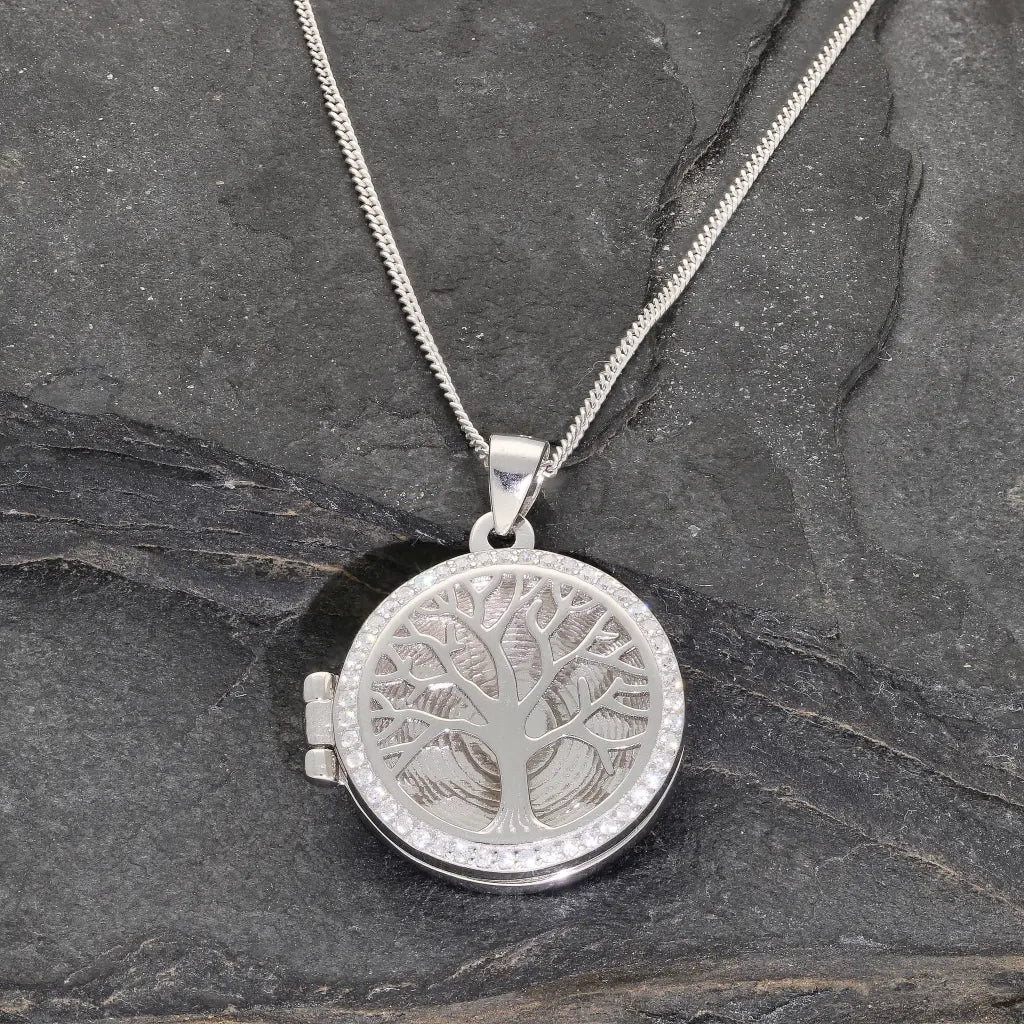 Sterling Silver Tree of Life Locket – Hold Memories Close