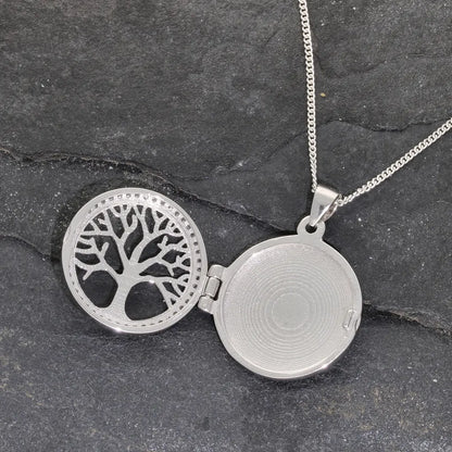Sterling Silver Tree of Life Locket – Hold Memories Close