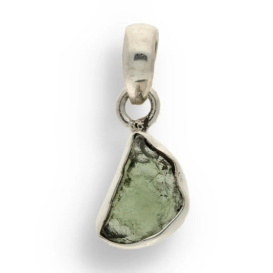 Buy your Earthy Moldavite Energy Silver Necklace online now or in store at Forever Gems in Franschhoek, South Africa