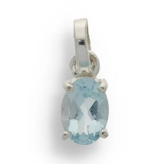 Get your Blue Topaz "Ocean Dreams" Sterling Silver Pendant - Dive into Serenity online now or in store at Forever Gems in Franschhoek, South Africa