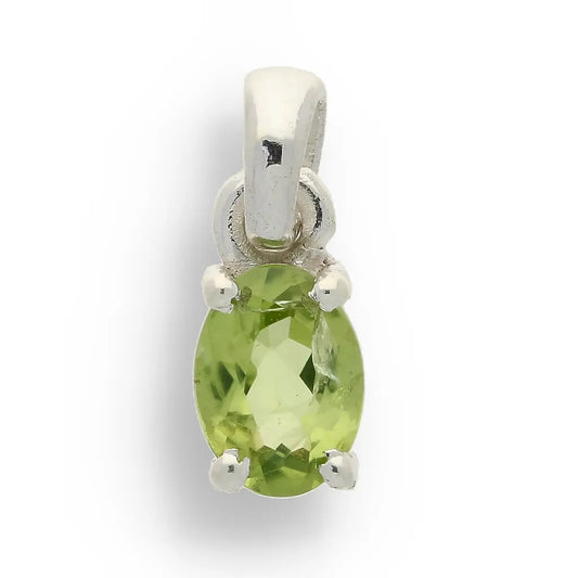 Get your Peridot "Garden Whispers" Sterling Silver Pendant - Nature's Green Magic online now or in store at Forever Gems in Franschhoek, South Africa
