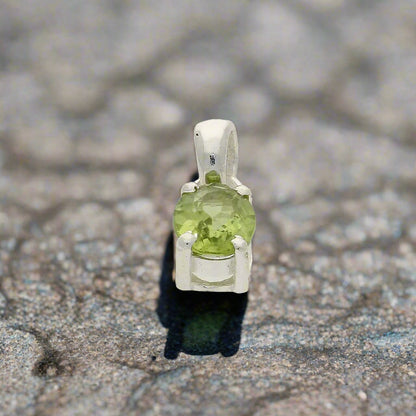 Get your Peridot "Garden Whispers" Sterling Silver Pendant - Nature's Green Magic online now or in store at Forever Gems in Franschhoek, South Africa