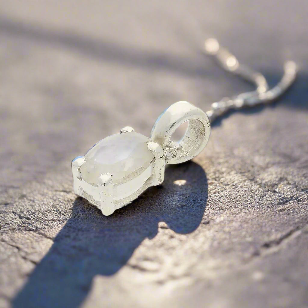 Get your Moonstone "Lunar Glow" Sterling Silver Pendant - Celestial Dreams Captured online now or in store at Forever Gems in Franschhoek, South Africa