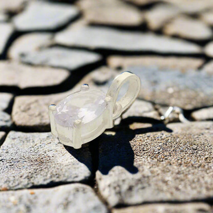 Get your Quartz "Crystal Vision" Sterling Silver Pendant - Pure Brilliance Unleashed online now or in store at Forever Gems in Franschhoek, South Africa