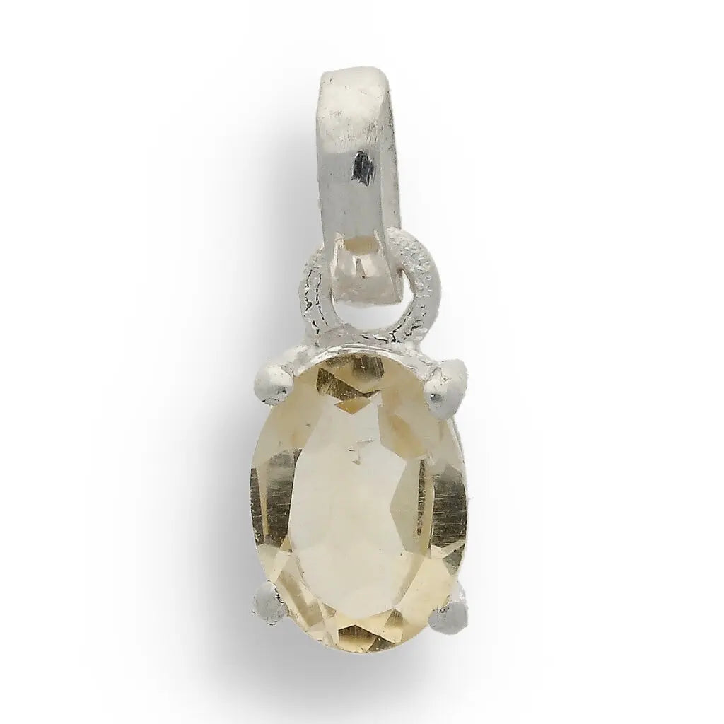 Get your Citrine "Golden Sunrise" Sterling Silver Pendant - Sunshine in Sterling online now or in store at Forever Gems in Franschhoek, South Africa