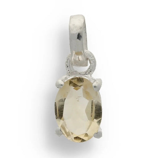 Get your Citrine "Golden Sunrise" Sterling Silver Pendant - Sunshine in Sterling online now or in store at Forever Gems in Franschhoek, South Africa