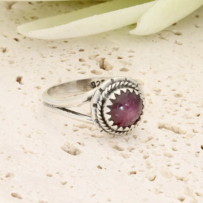 Get your Sterling Silver Natural Star Ruby Ring online now or in store at Forever Gems in Franschhoek, South Africa