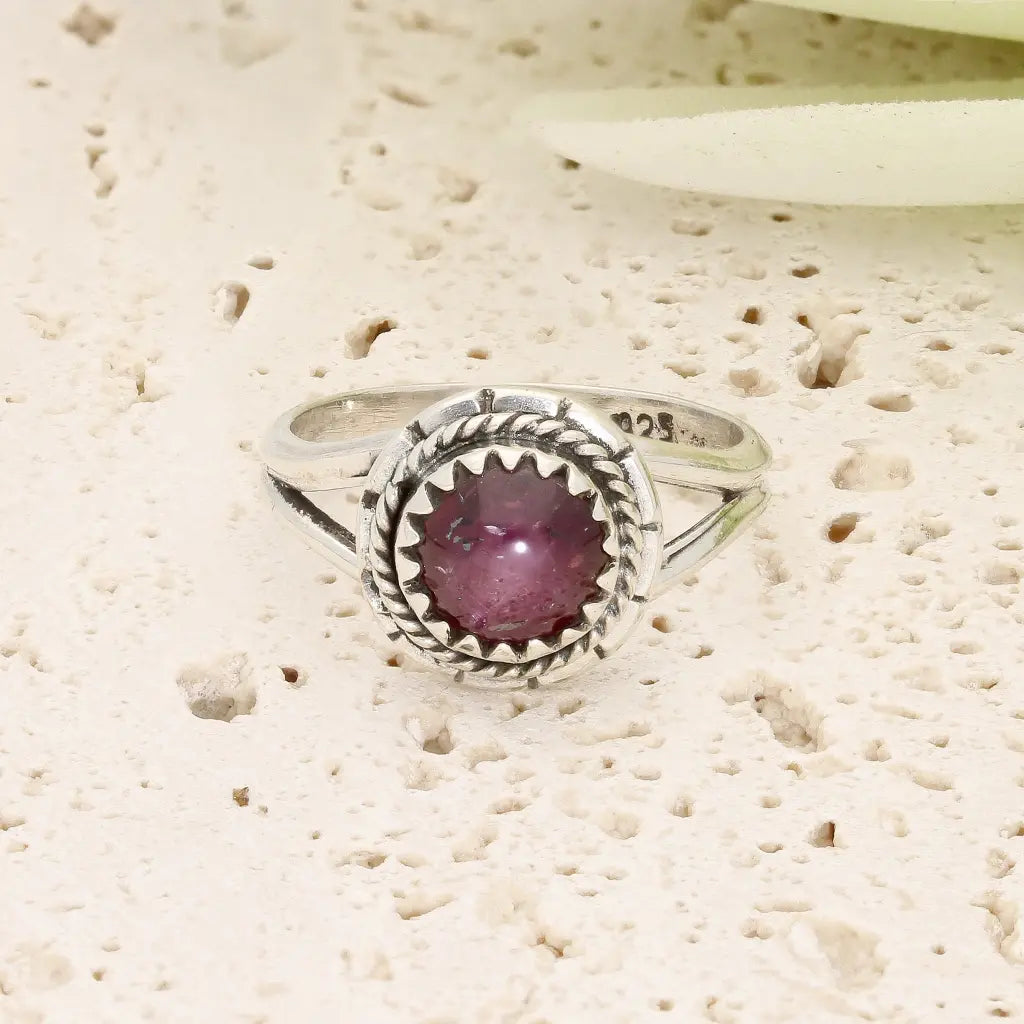 Get your Sterling Silver Natural Star Ruby Ring online now or in store at Forever Gems in Franschhoek, South Africa