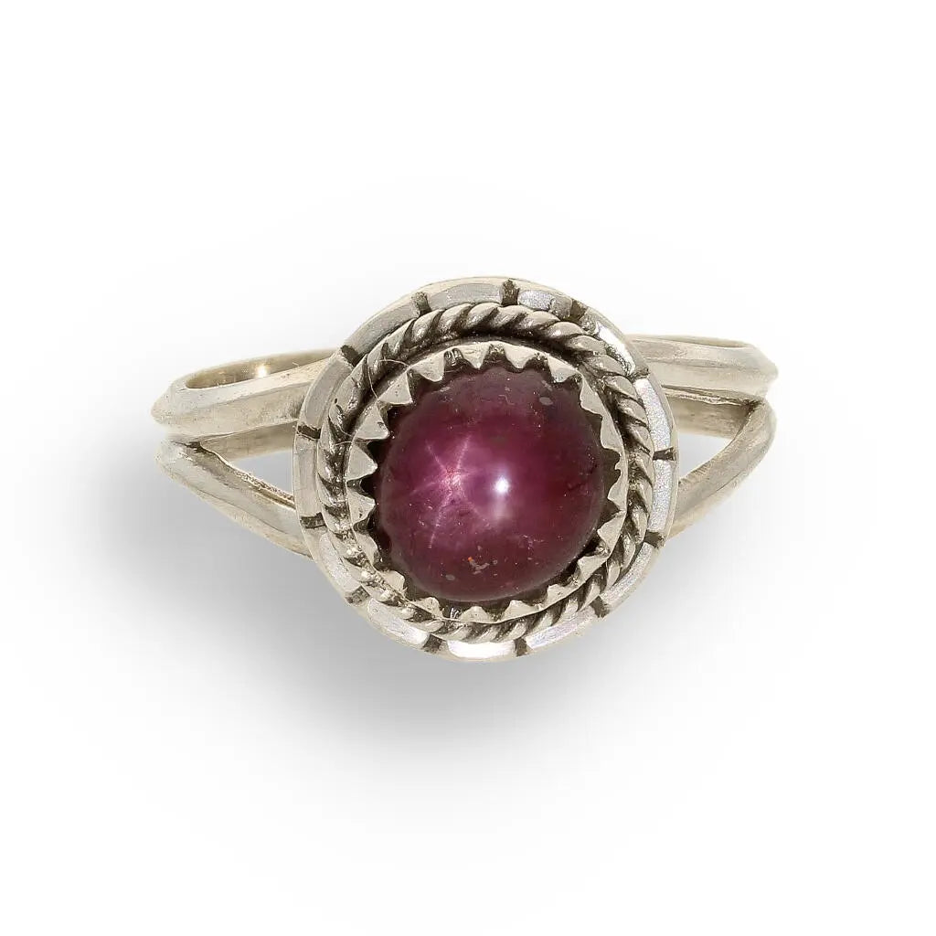Buy your Star Ruby: Celestial Ember Glow Silver Ring online now or in store at Forever Gems in Franschhoek, South Africa