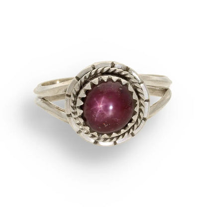 Buy your Star Ruby: Celestial Ember Glow Silver Ring online now or in store at Forever Gems in Franschhoek, South Africa