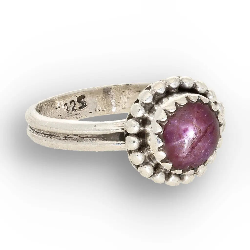 Get your Sterling Silver Natural Star Ruby Ring online now or in store at Forever Gems in Franschhoek, South Africa
