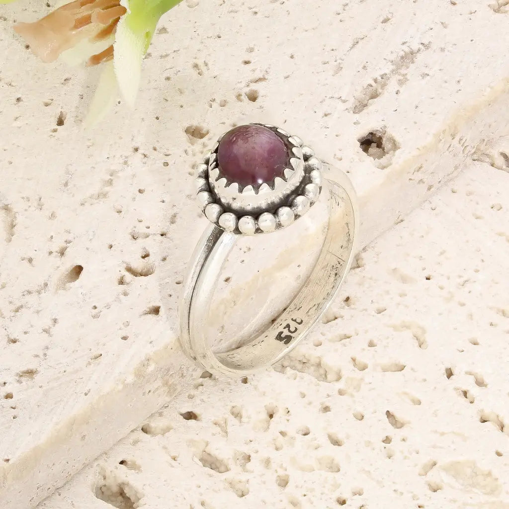 Get your Sterling Silver Natural Star Ruby Ring online now or in store at Forever Gems in Franschhoek, South Africa