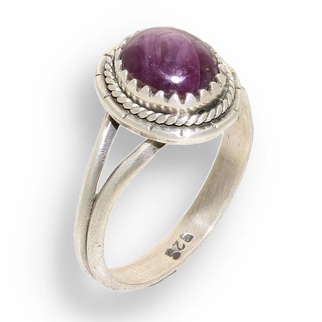 Buy your Star Ruby: Celestial Ember Glow Silver Ring online now or in store at Forever Gems in Franschhoek, South Africa