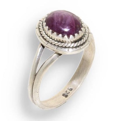 Buy your Star Ruby: Celestial Ember Glow Silver Ring online now or in store at Forever Gems in Franschhoek, South Africa