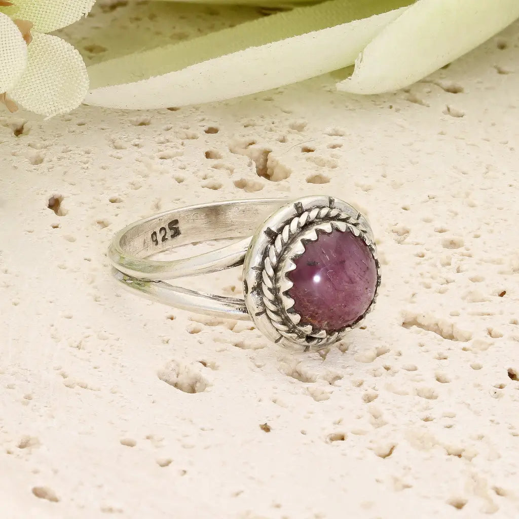 Get your Sterling Silver Natural Star Ruby Ring online now or in store at Forever Gems in Franschhoek, South Africa
