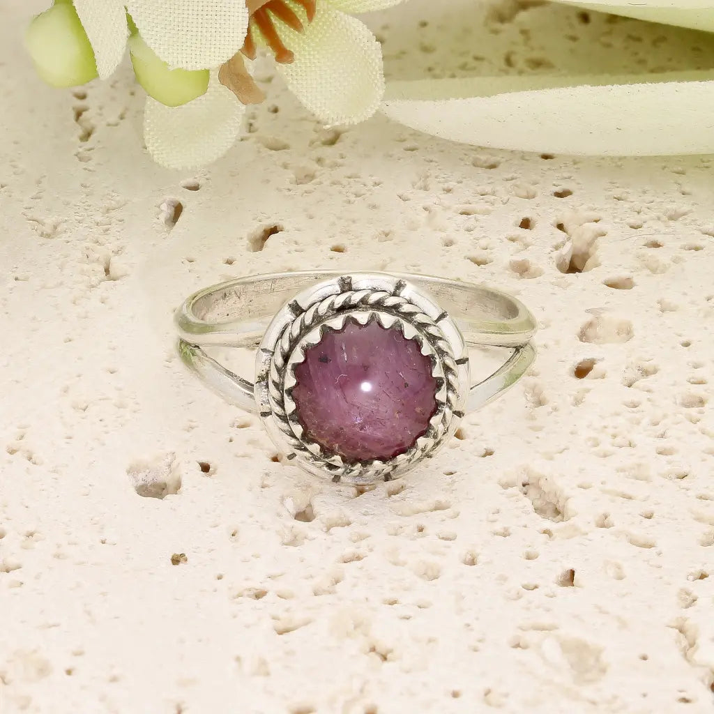 Get your Sterling Silver Natural Star Ruby Ring online now or in store at Forever Gems in Franschhoek, South Africa