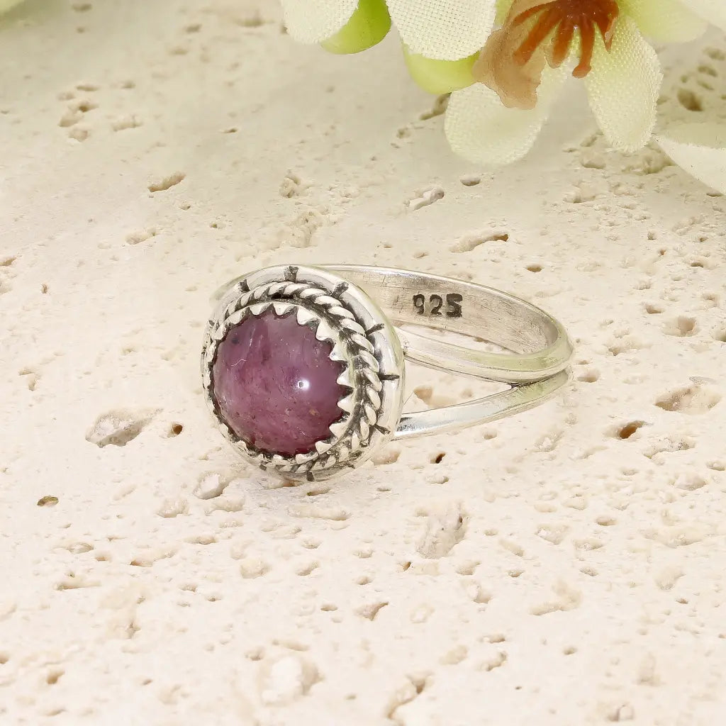 Get your Sterling Silver Natural Star Ruby Ring online now or in store at Forever Gems in Franschhoek, South Africa