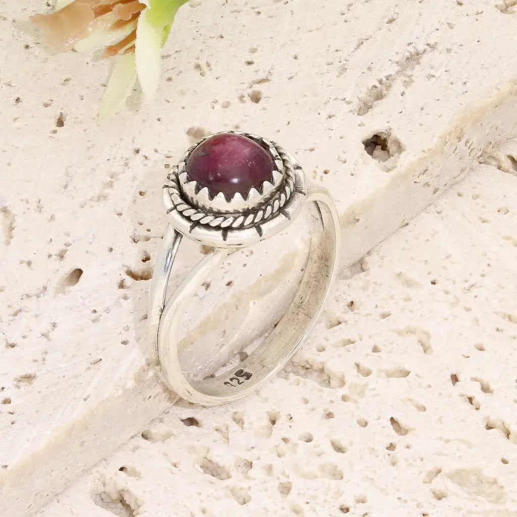 Get your Sterling Silver Natural Star Ruby Ring online now or in store at Forever Gems in Franschhoek, South Africa