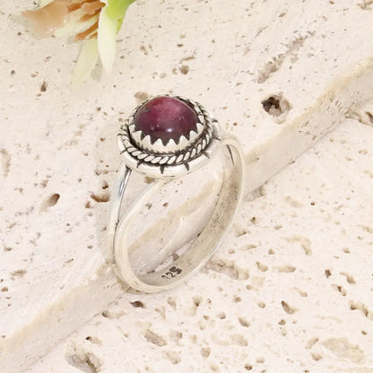 Get your Sterling Silver Natural Star Ruby Ring online now or in store at Forever Gems in Franschhoek, South Africa