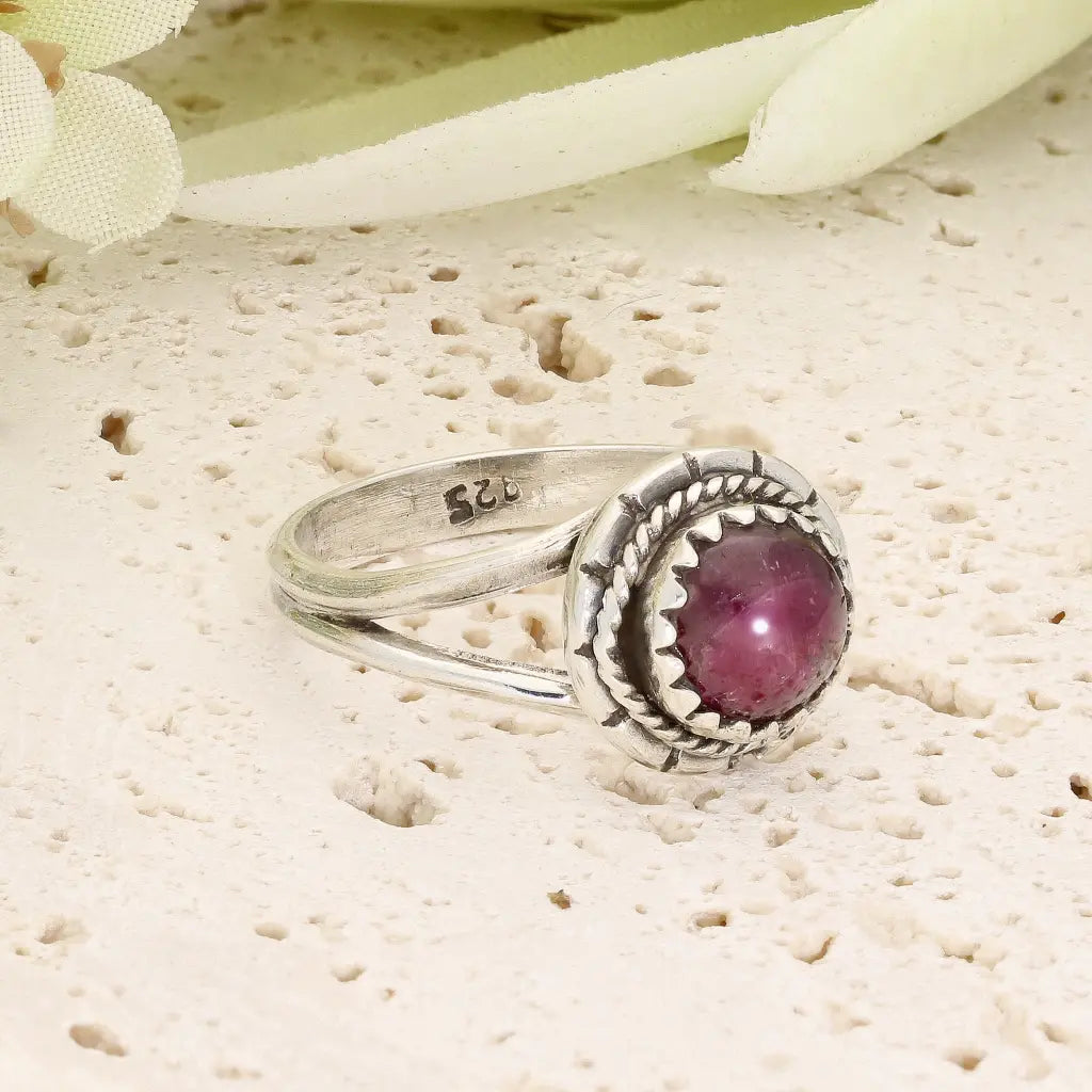 Get your Sterling Silver Natural Star Ruby Ring online now or in store at Forever Gems in Franschhoek, South Africa