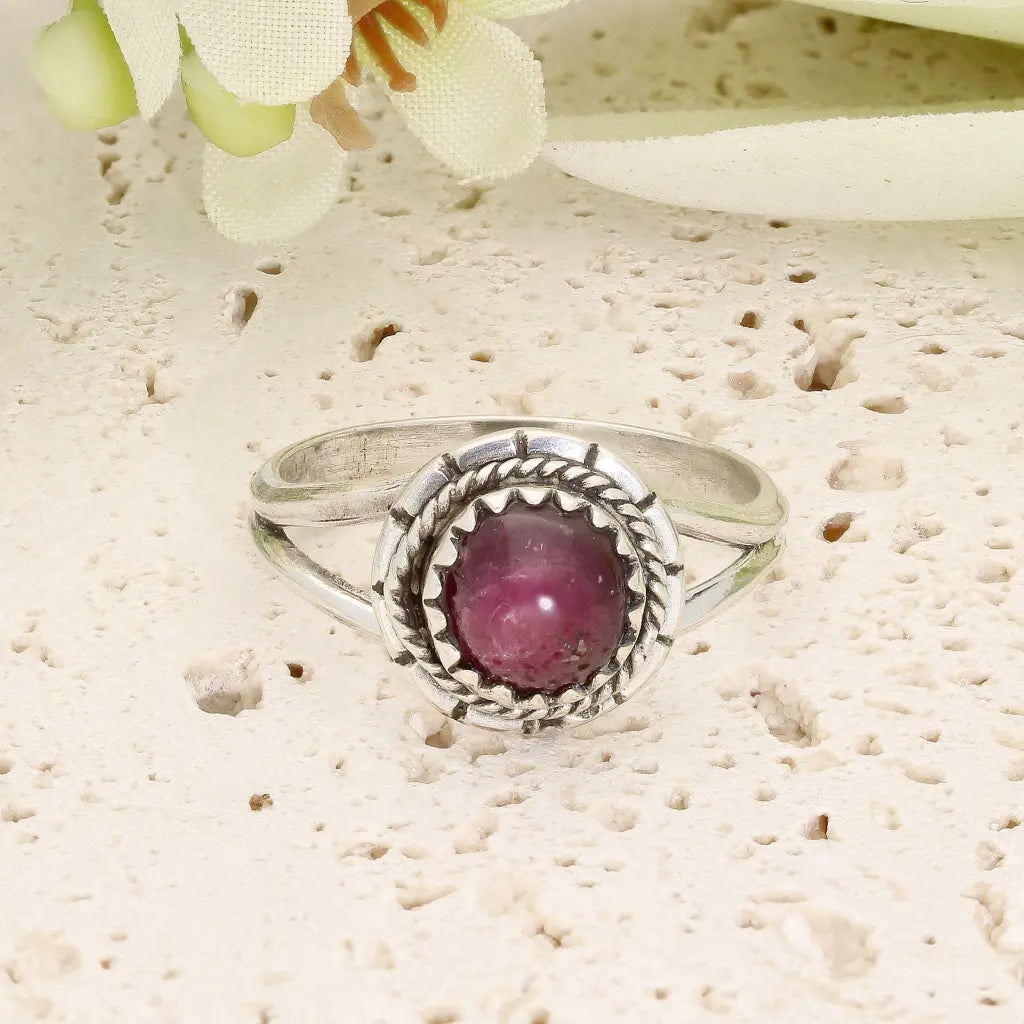 Get your Sterling Silver Natural Star Ruby Ring online now or in store at Forever Gems in Franschhoek, South Africa