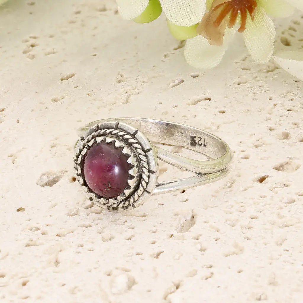 Get your Sterling Silver Natural Star Ruby Ring online now or in store at Forever Gems in Franschhoek, South Africa