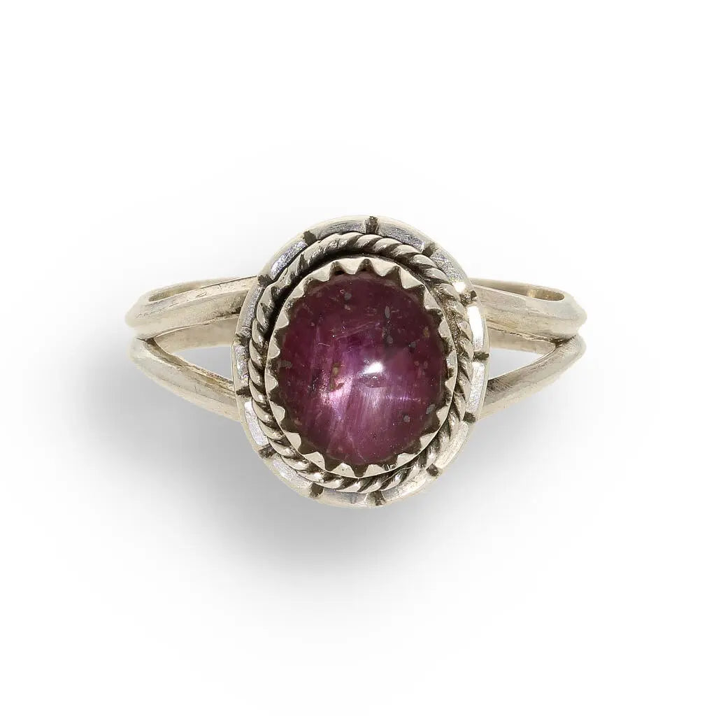 Buy your Star Ruby: Celestial Ember Glow Silver Ring online now or in store at Forever Gems in Franschhoek, South Africa