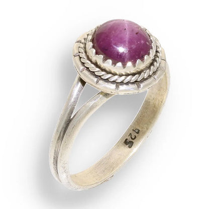 Buy your Star Ruby: Celestial Ember Glow Silver Ring online now or in store at Forever Gems in Franschhoek, South Africa
