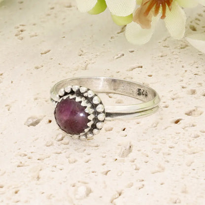 Get your Sterling Silver Natural Star Ruby Ring online now or in store at Forever Gems in Franschhoek, South Africa