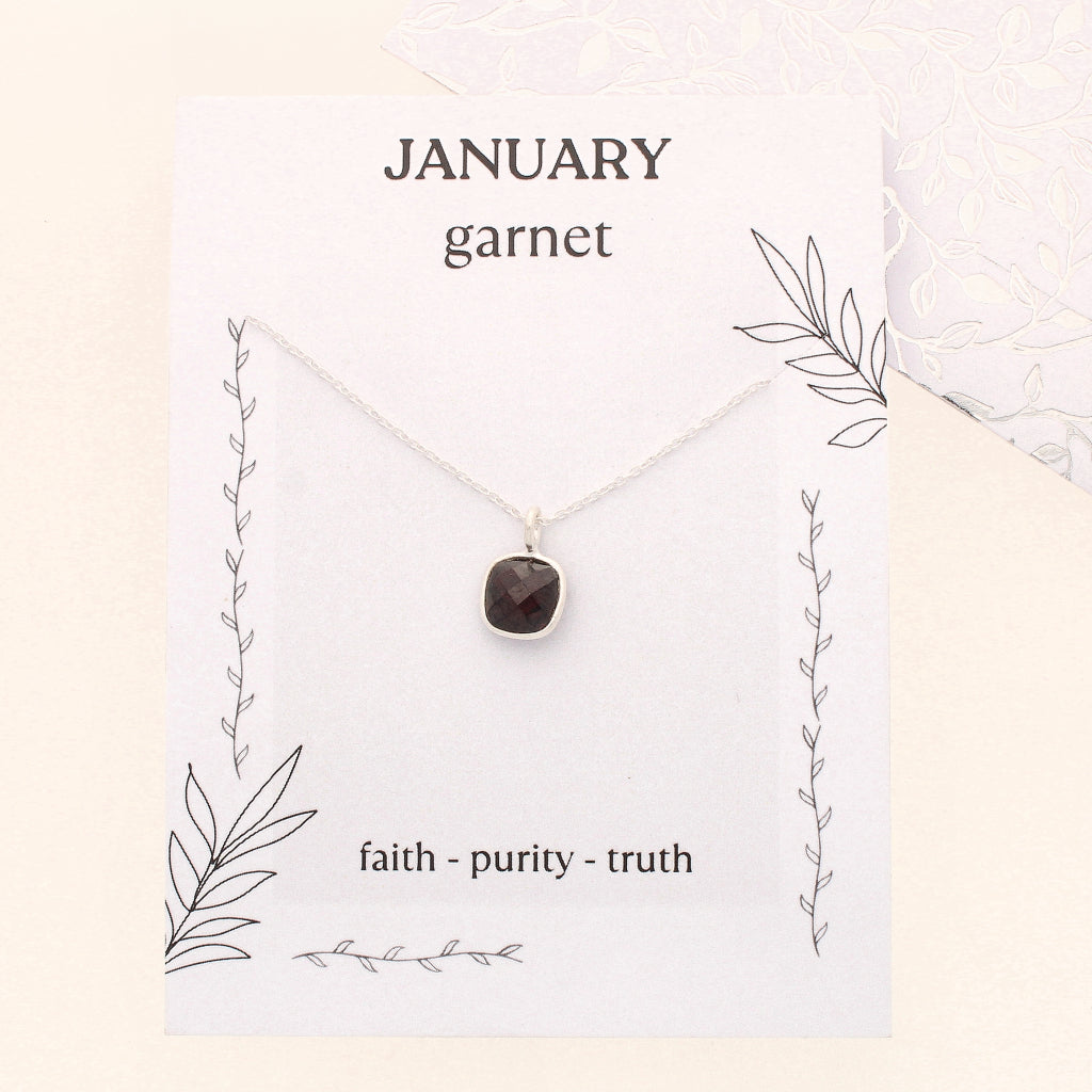 Buy your Garnet Necklace: January Birthstone online now or in store at Forever Gems in Franschhoek, South Africa
