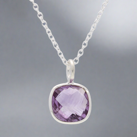 Buy your Amethyst Necklace: February Birthstone online now or in store at Forever Gems in Franschhoek, South Africa