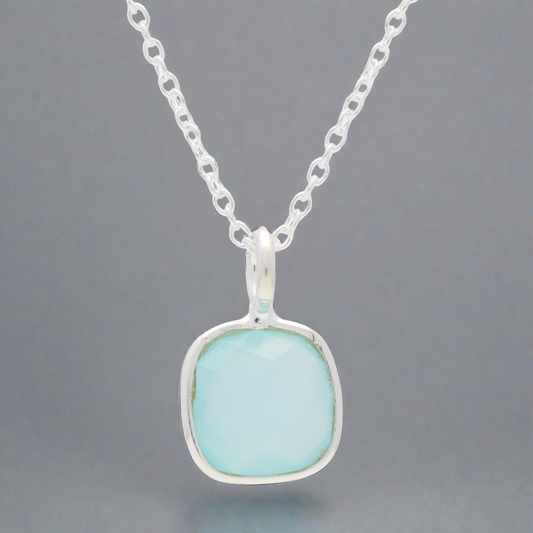 Buy your Aqua Onyx Necklace: March Birthstone online now or in store at Forever Gems in Franschhoek, South Africa