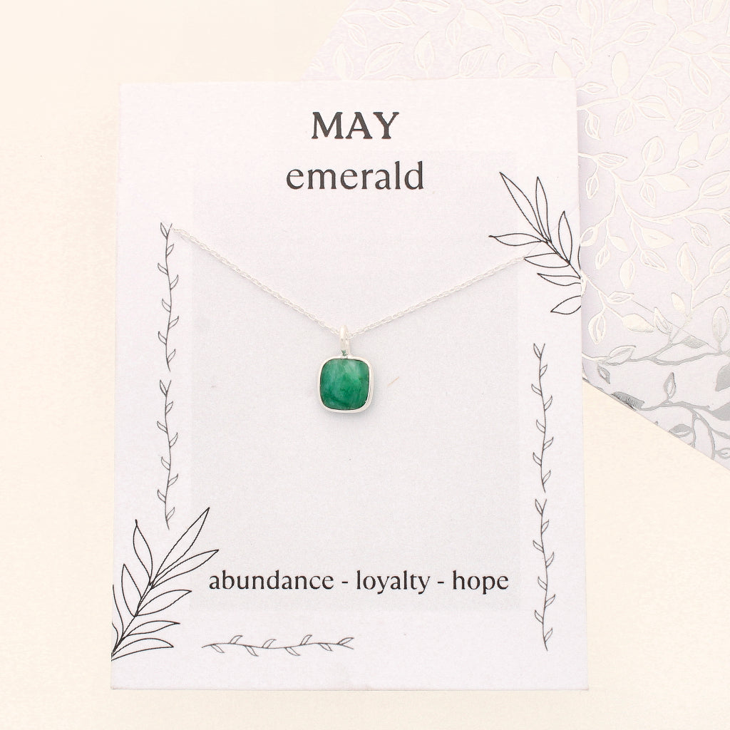 Buy your Emerald Necklace: May Birthstone online now or in store at Forever Gems in Franschhoek, South Africa