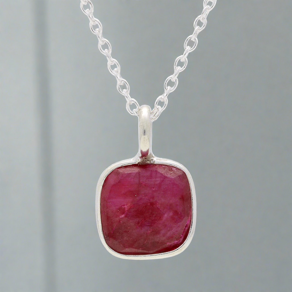 Buy your Ruby Necklace: July Birthstone online now or in store at Forever Gems in Franschhoek, South Africa