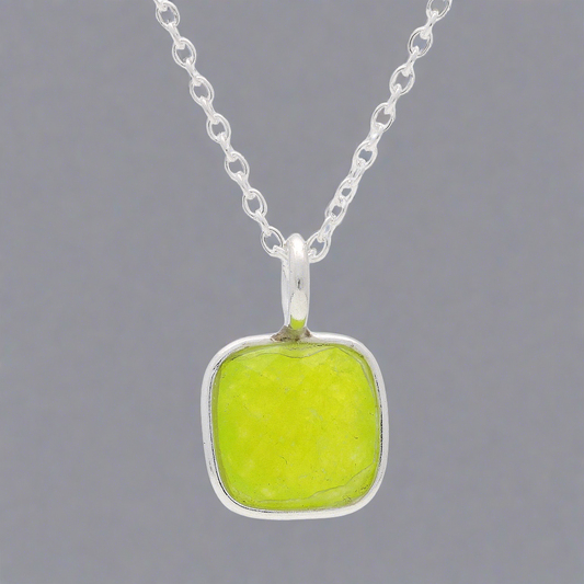 Buy your Lime Quartz Necklace: August Birthstone online now or in store at Forever Gems in Franschhoek, South Africa